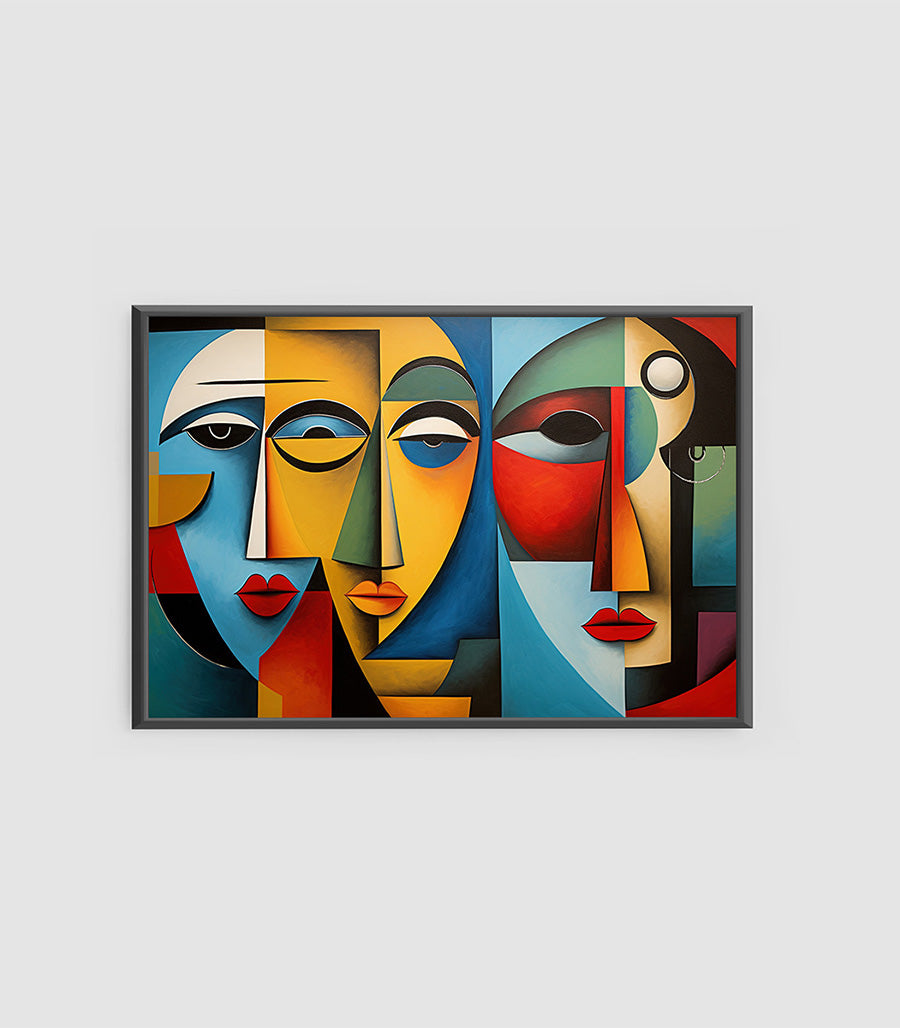 Tableau décoratif modernité cubiste
