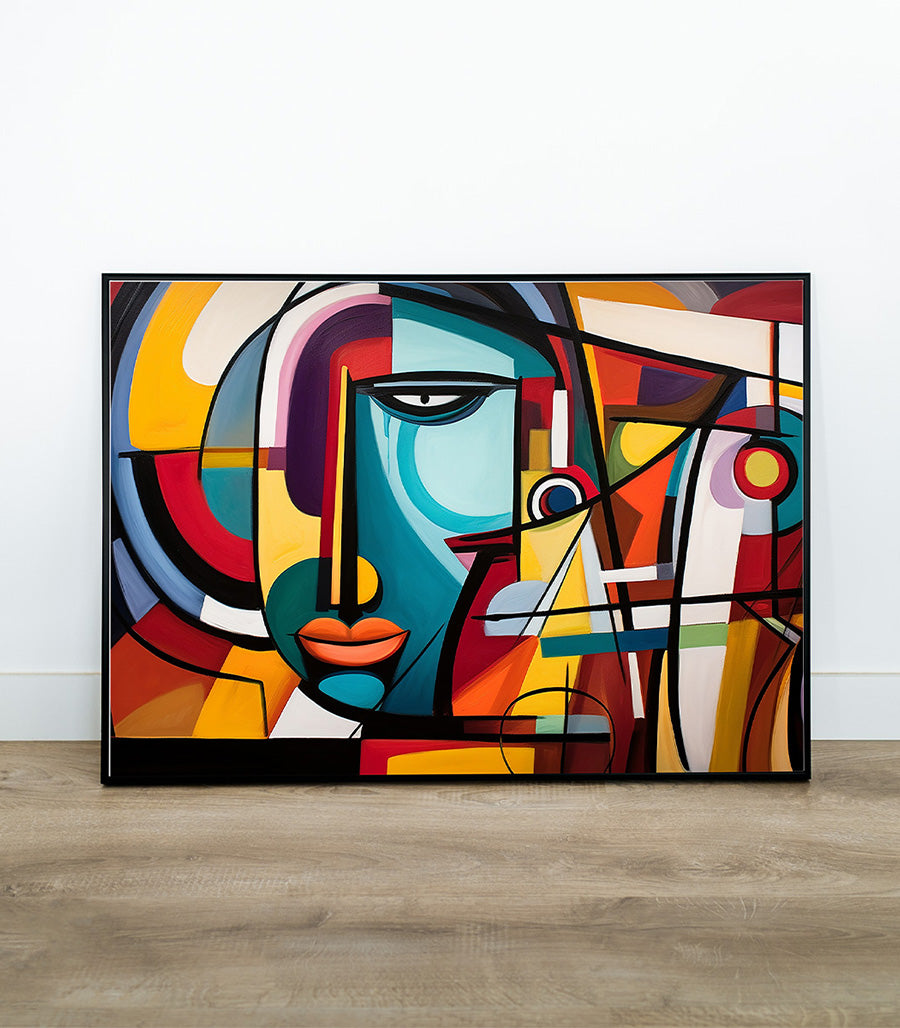 Tableau décoratif cubisme pour salon