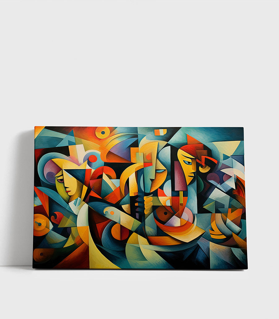 Tableau décoratif art moderne de cubisme