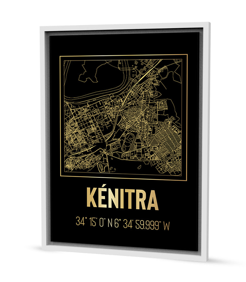 Tableau Décoratif 'Labyrinthe Doré de Kénitra'