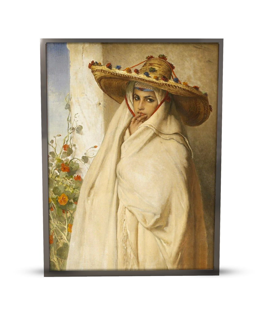 TABLEAU Décoratif de Femme Marocaine D'ÉLÉGANCE ET DE TRADITION