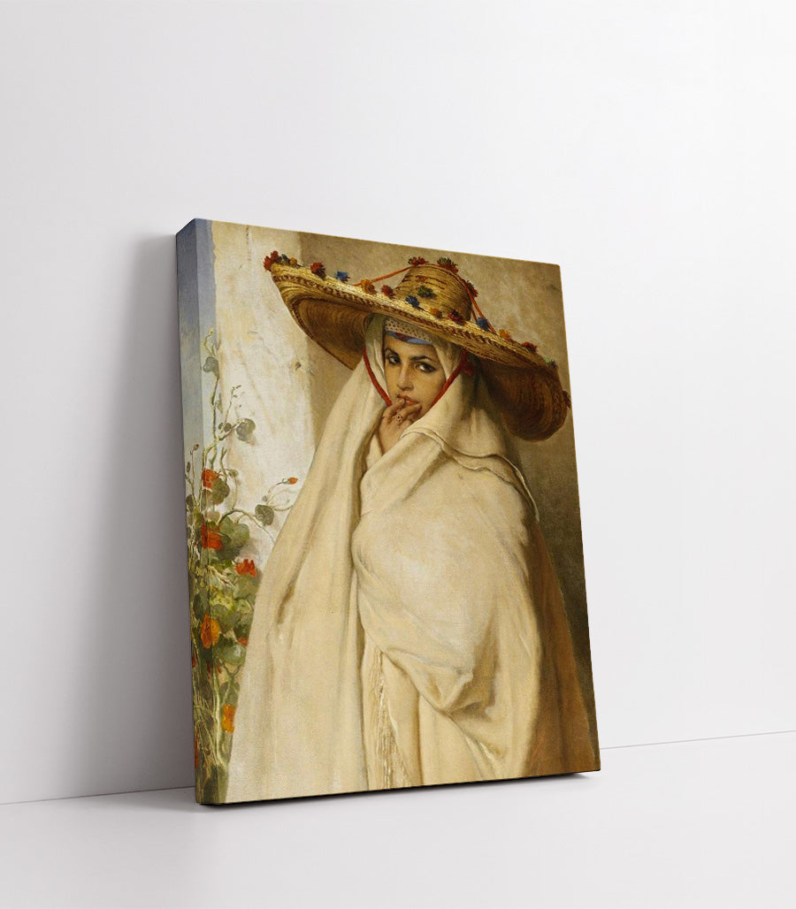 TABLEAU Décoratif de Femme Marocaine D'ÉLÉGANCE ET DE TRADITION
