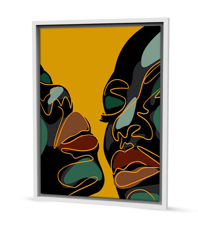 Tableau Décoratif Dialogue Abstrait