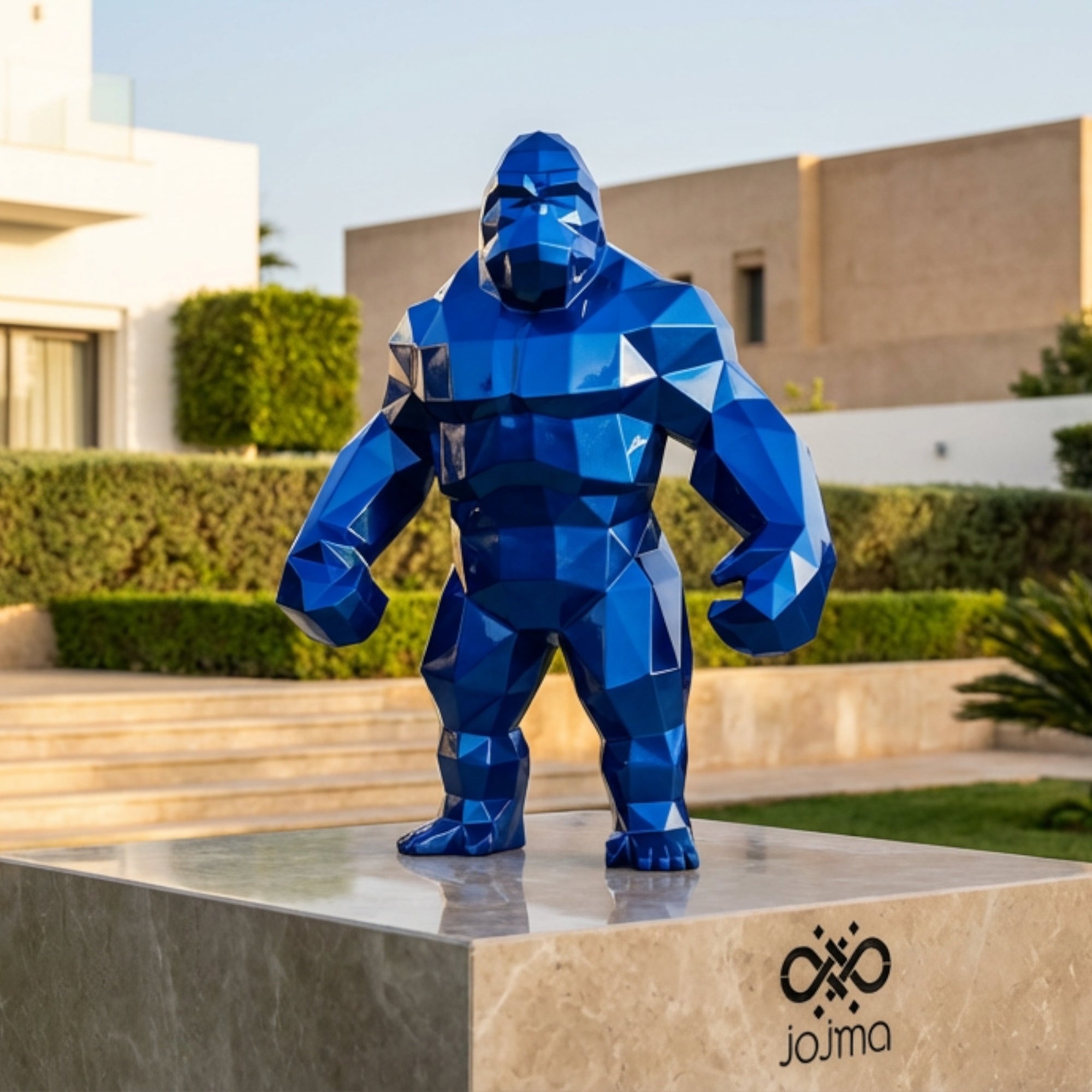 Petite Statue géométrique de gorille