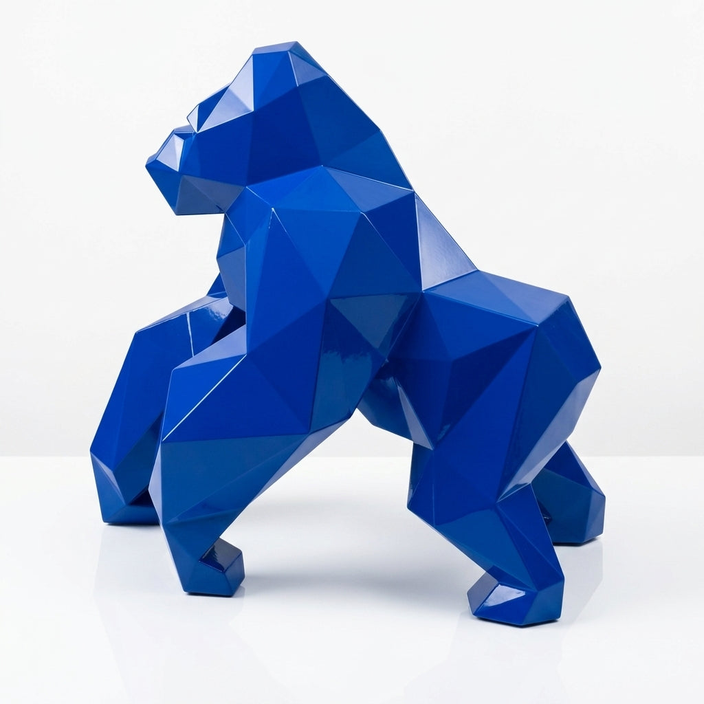 Petite Sculpture gorille Facette