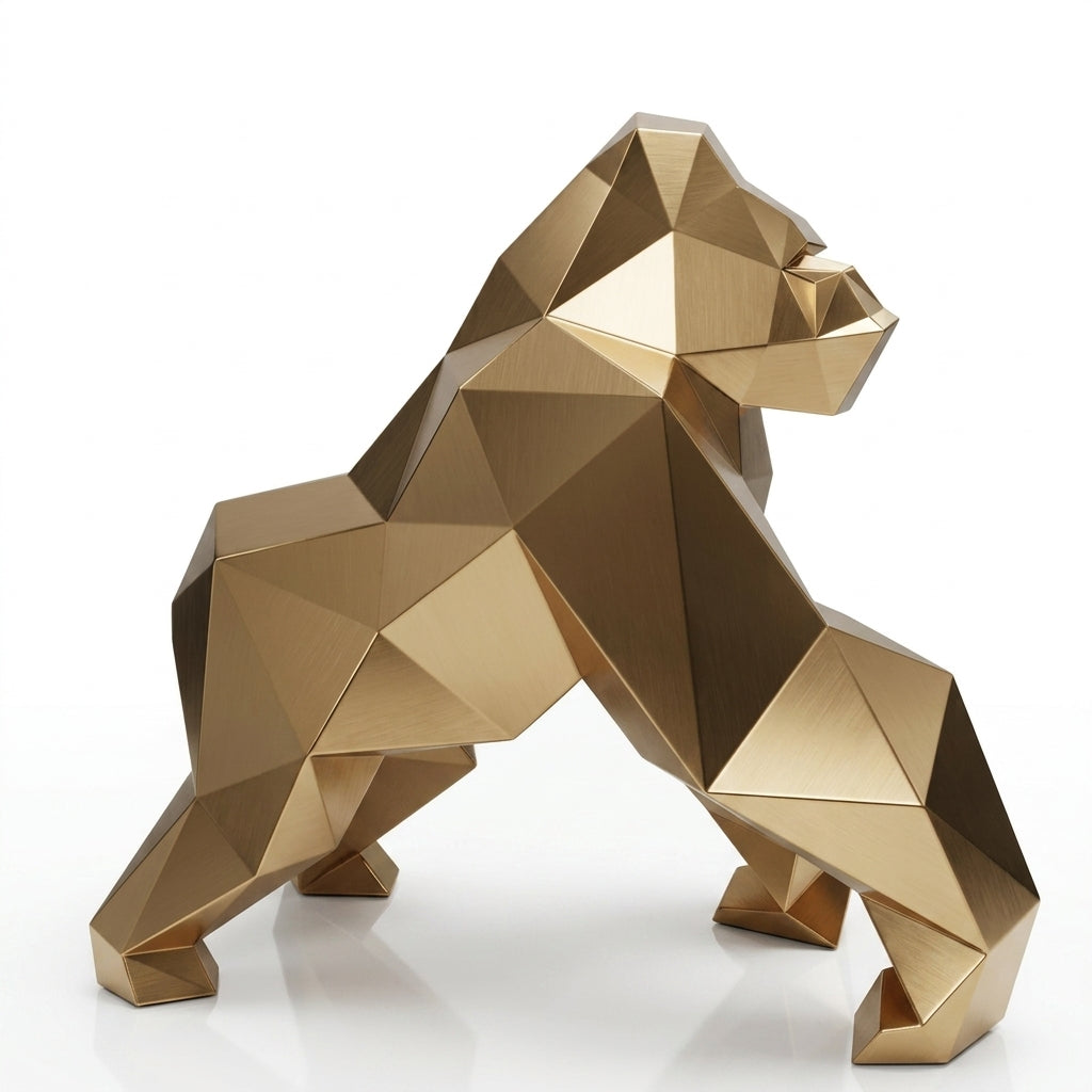 Petite Sculpture gorille Facette