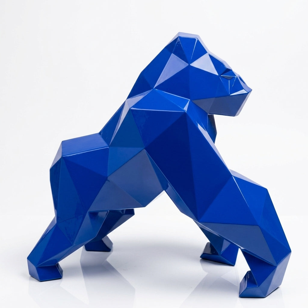 Petite Sculpture gorille Facette
