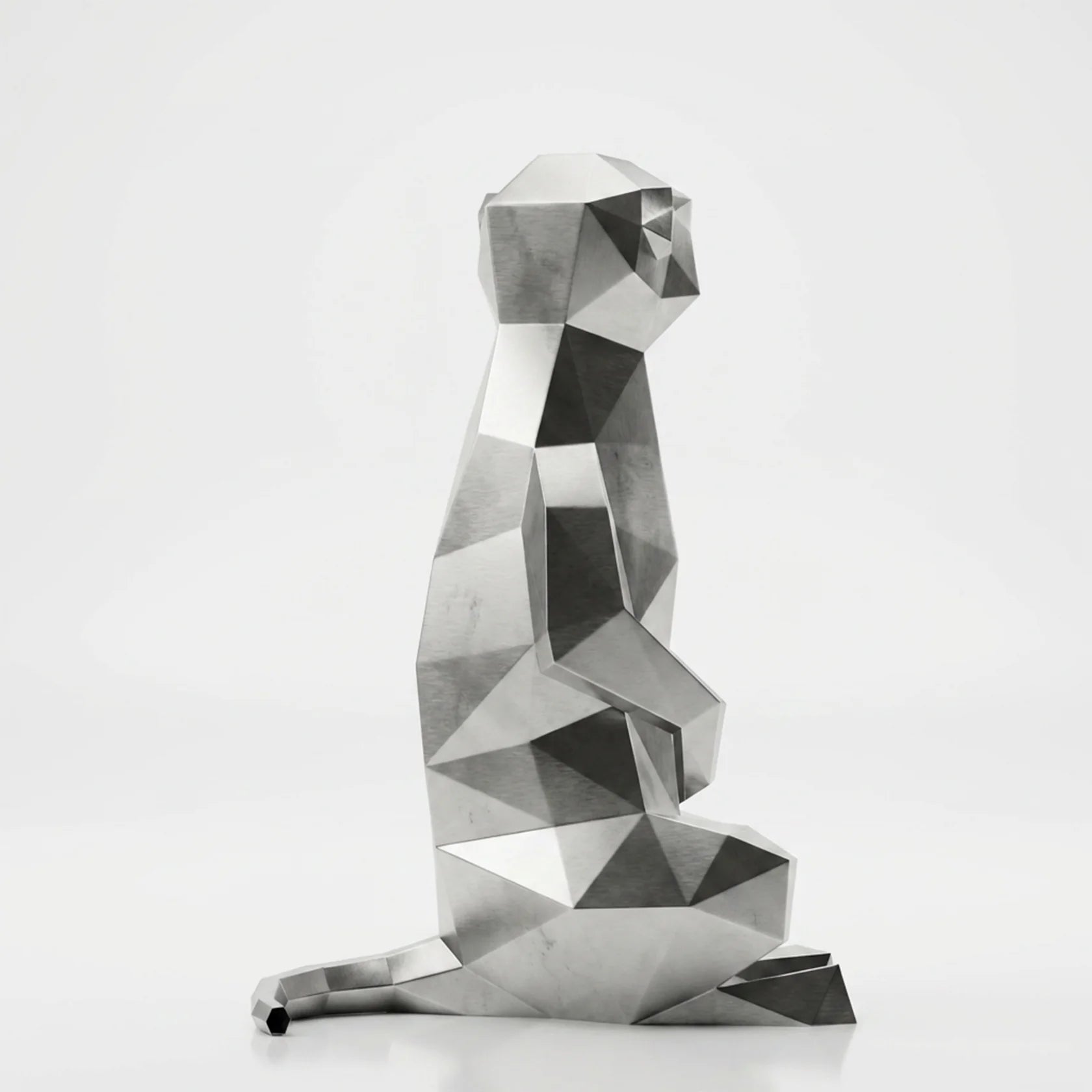 Grande Meerkat Origami Sculpture