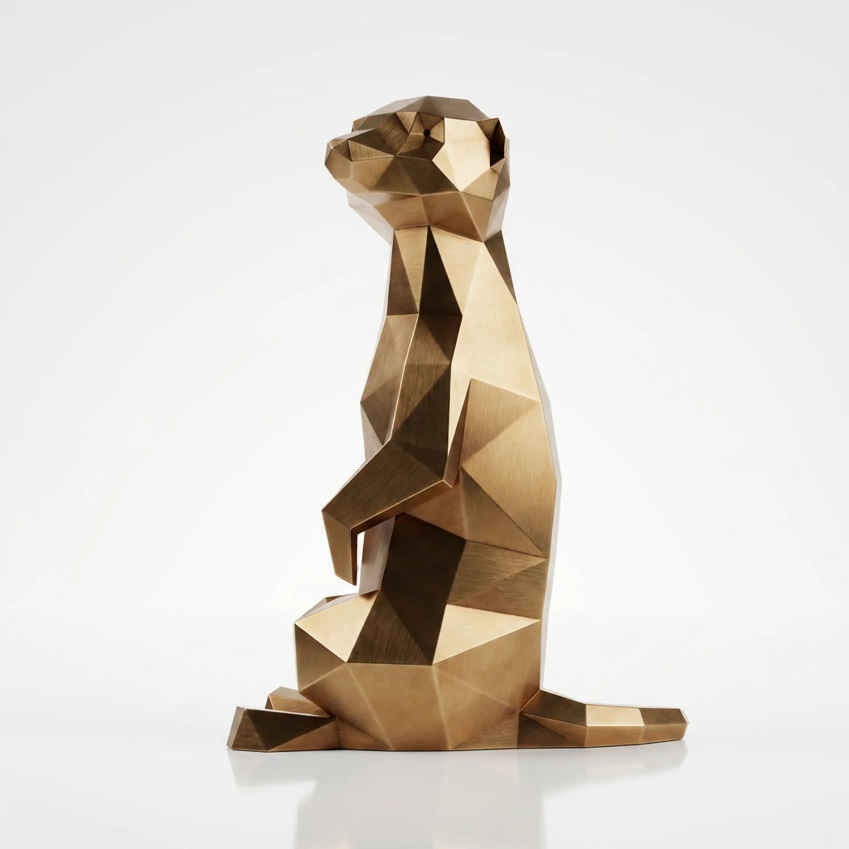 Grande Meerkat Origami Sculpture