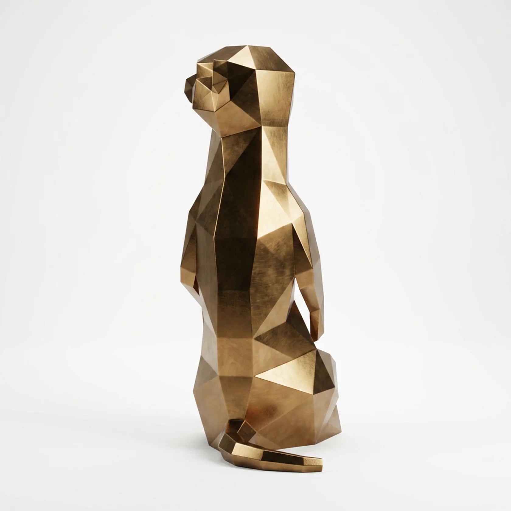 Grande Meerkat Origami Sculpture