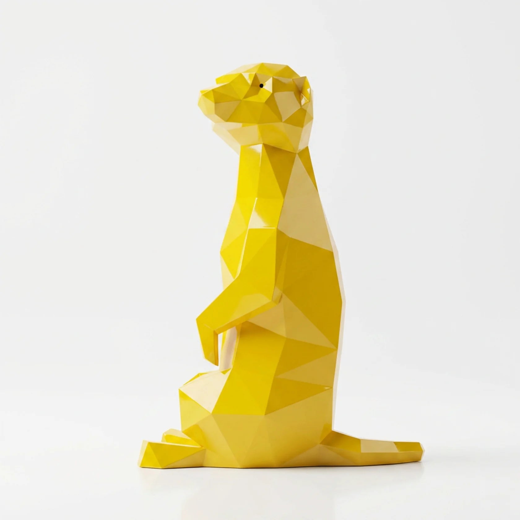 Grande Meerkat Origami Sculpture