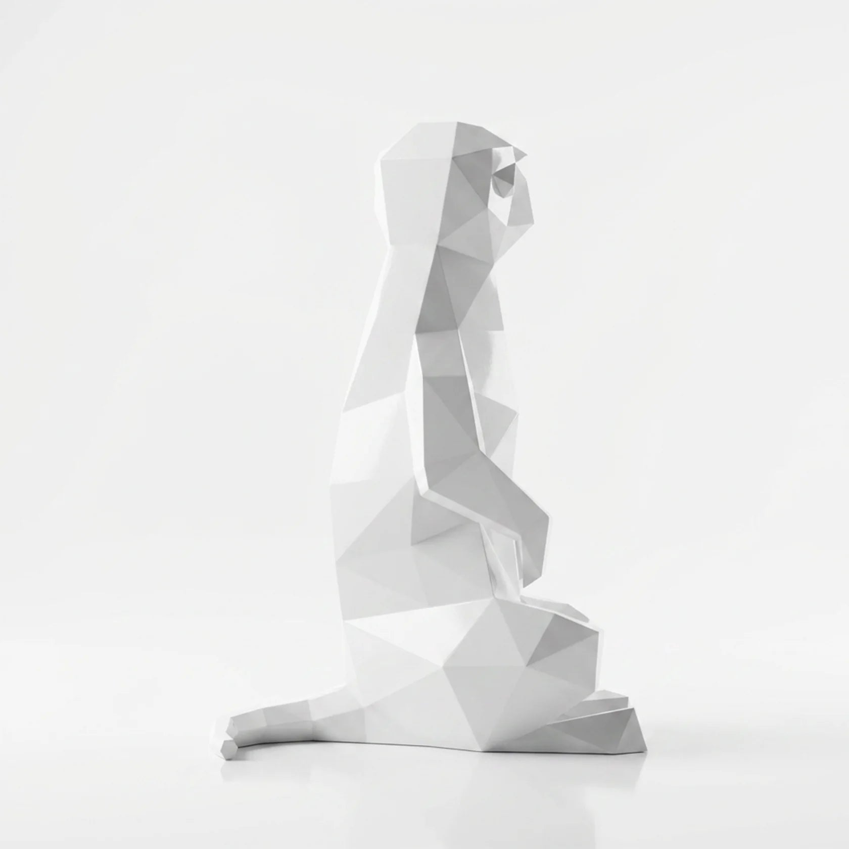 Grande Meerkat Origami Sculpture