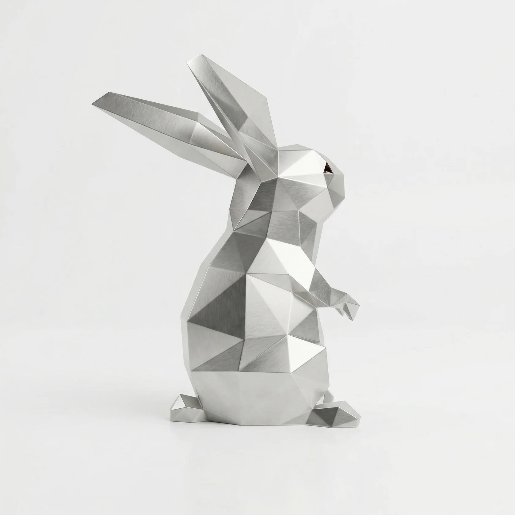 Grande Sculpture Polygone Lapin