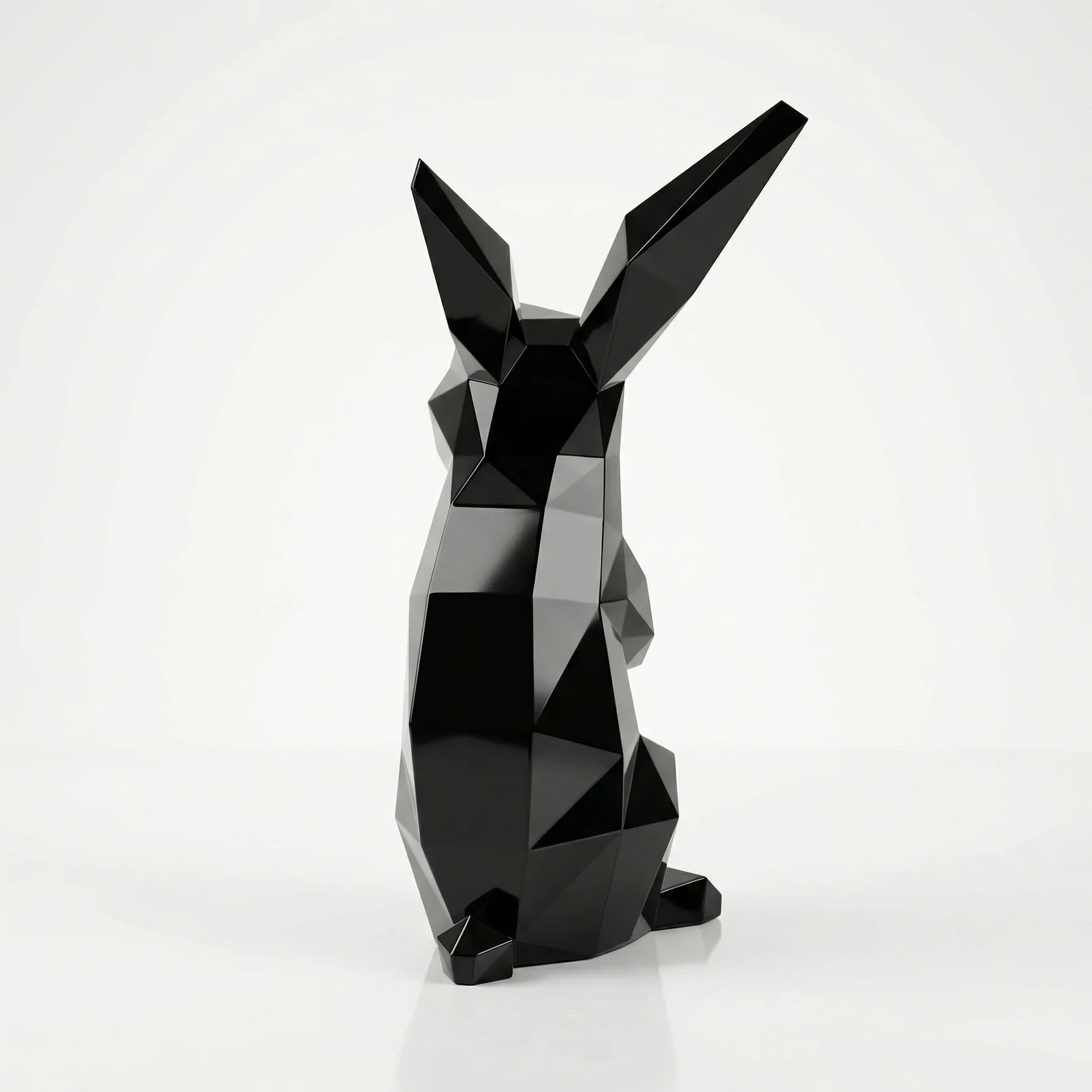Grande Sculpture Polygone Lapin