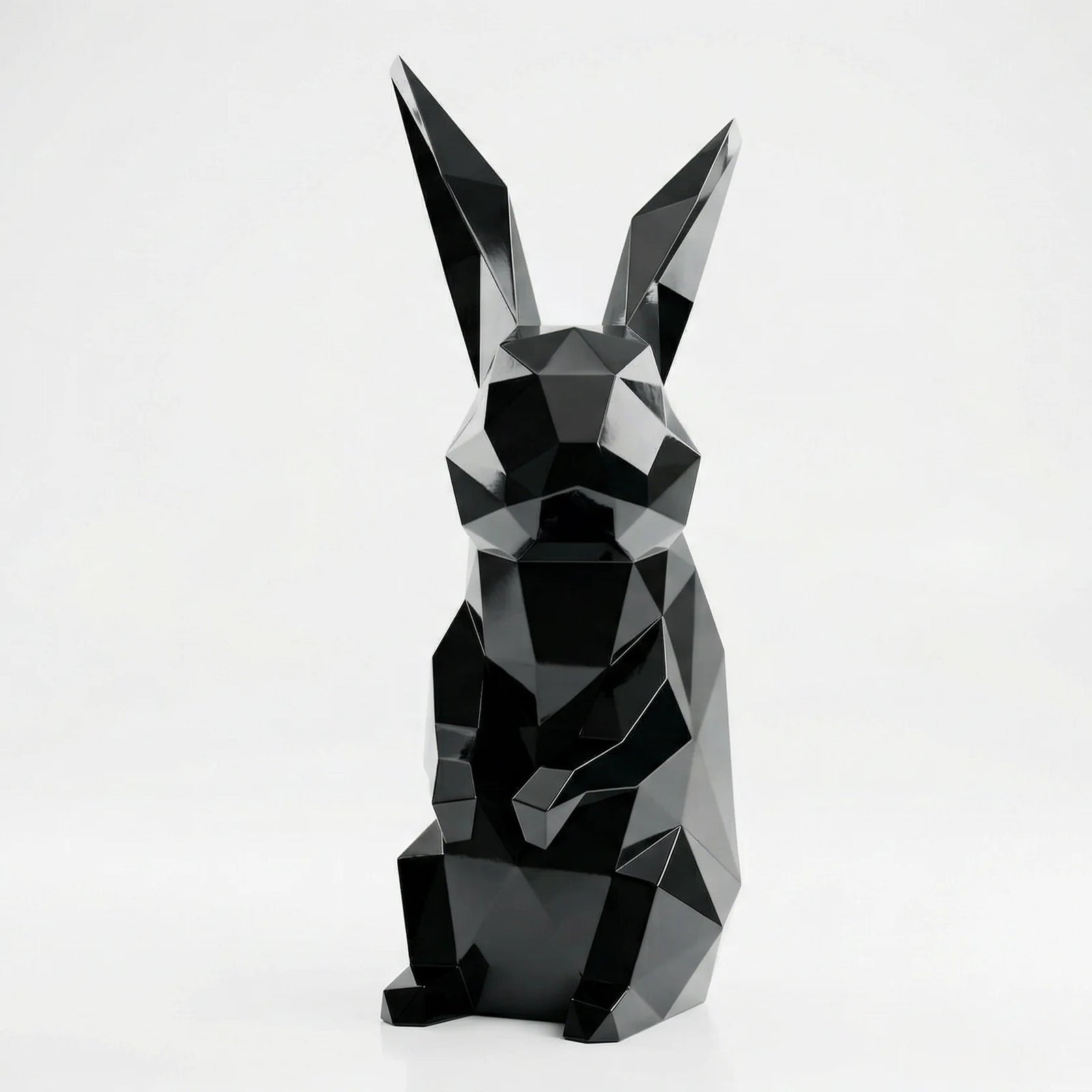 Grande Sculpture Polygone Lapin