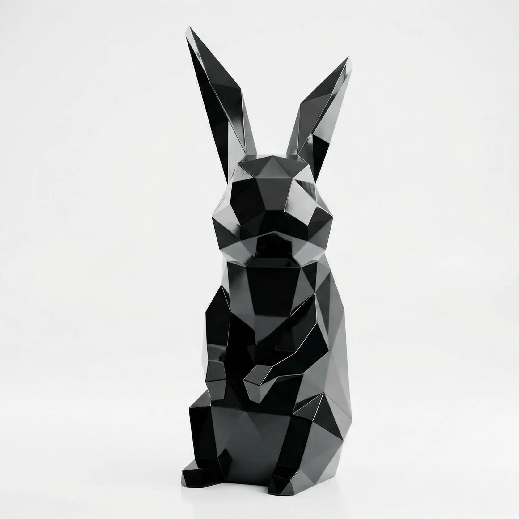 Grande Sculpture Polygone Lapin