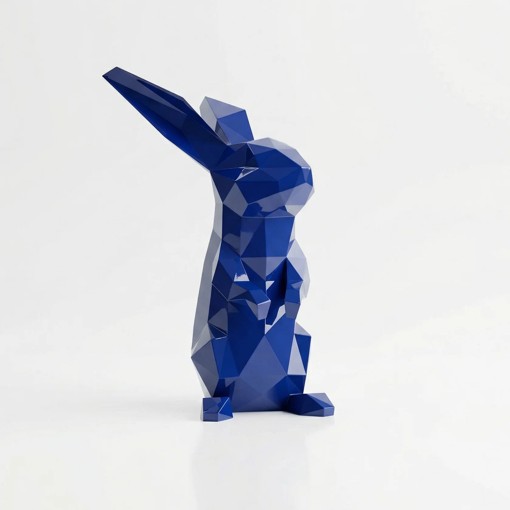Grande Sculpture Polygone Lapin