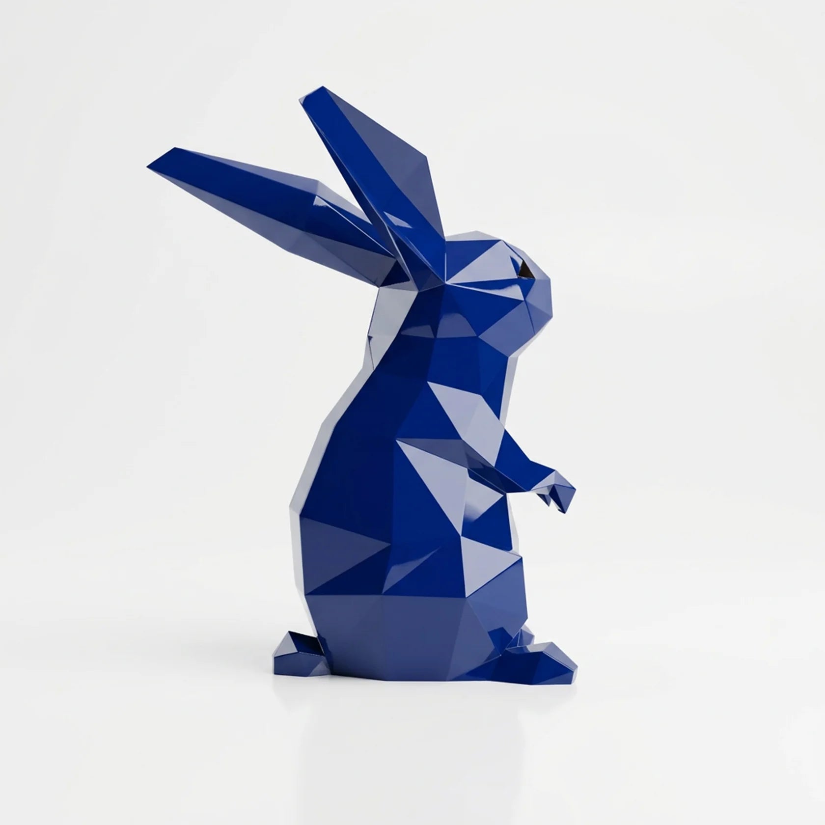 Grande Sculpture Polygone Lapin
