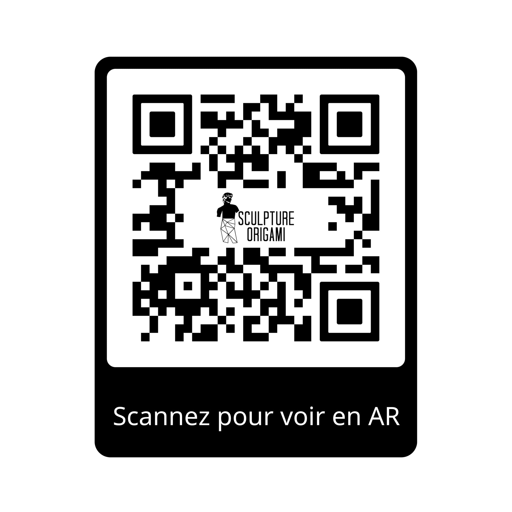 Grande Meerkat Origami Sculpture En Laiton