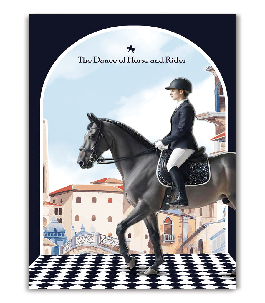 Tableau Décoratif - La Danse du Cheval et du Cavalier