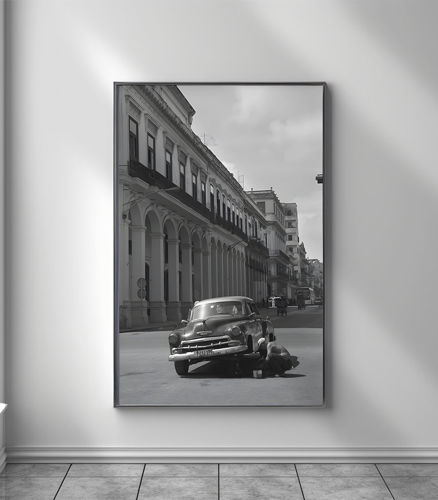 Tableau décoratif 'Rétrospective Urbaine'