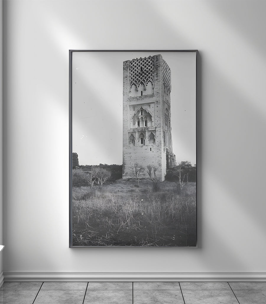 Tableau décoratif 'La Tour Oubliée - Vestige du Temps