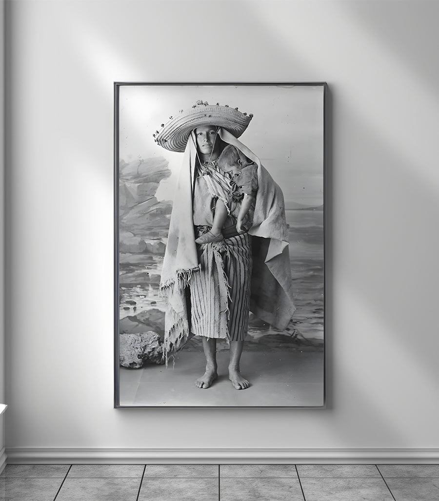 Tableau décoratif 'Portraits du Maroc - Femme et Tradition