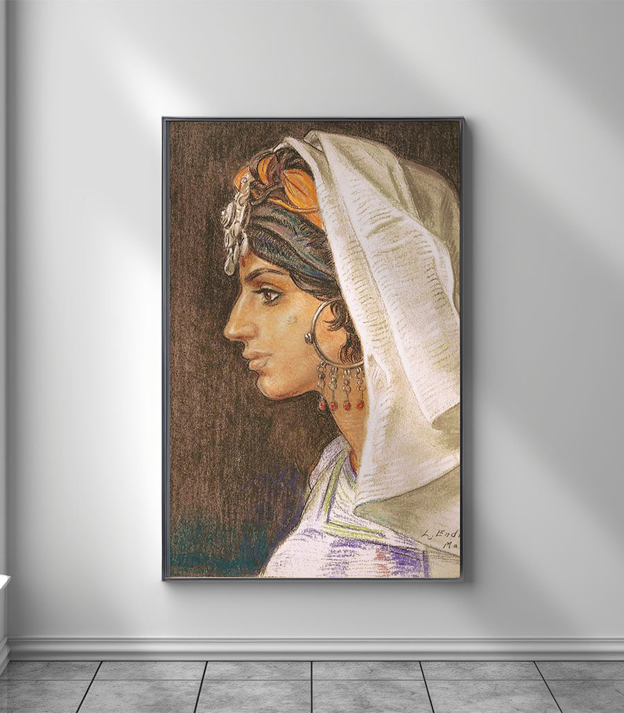 Tableau décoratif de la beauté énigmatique