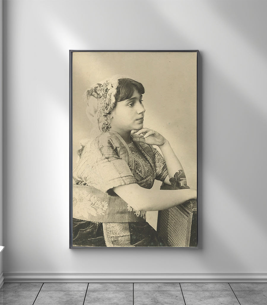 Tableau décoratif du regard rêveur