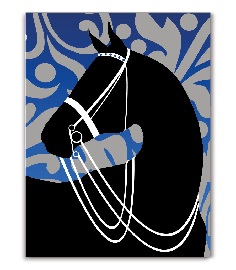 Tableau Décoratif Contours Équins