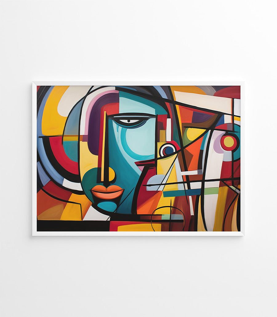 Tableau décoratif cubisme pour salon