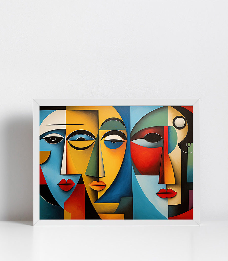 Tableau décoratif modernité cubiste