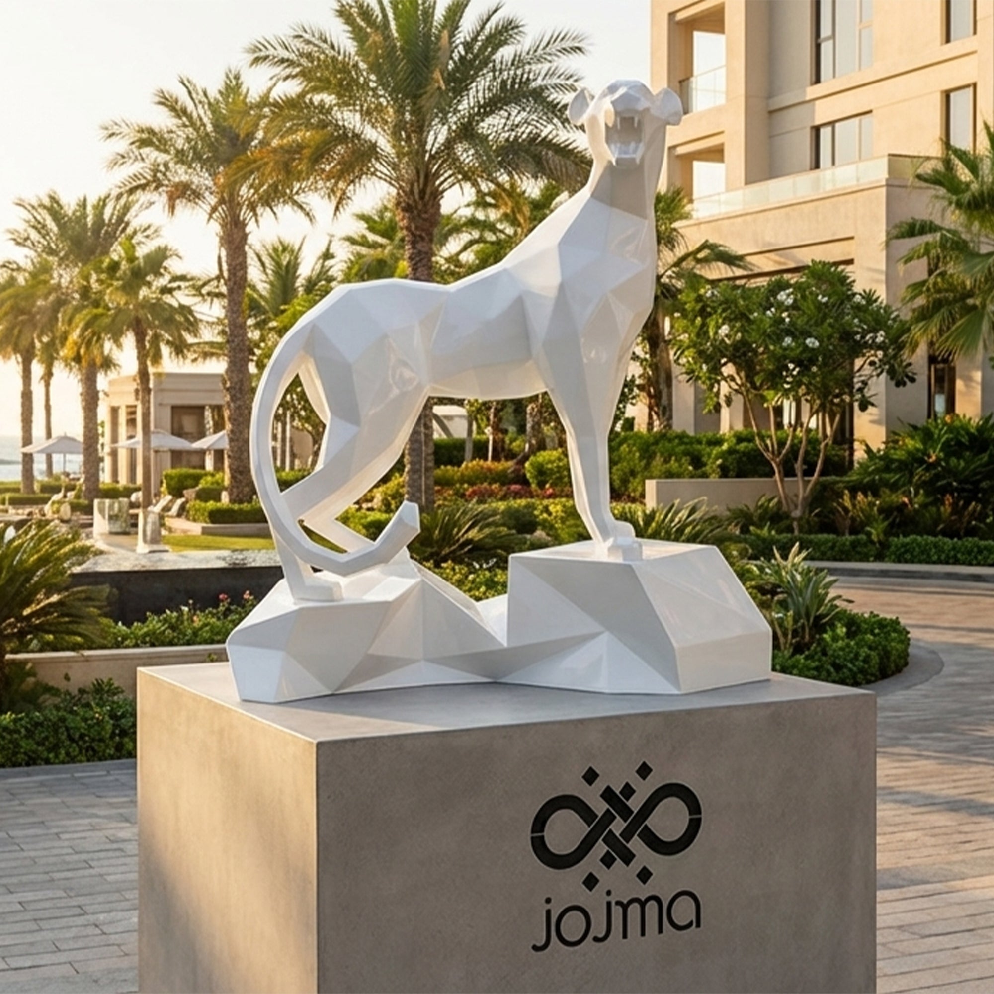 Grande Sculpture guépard
