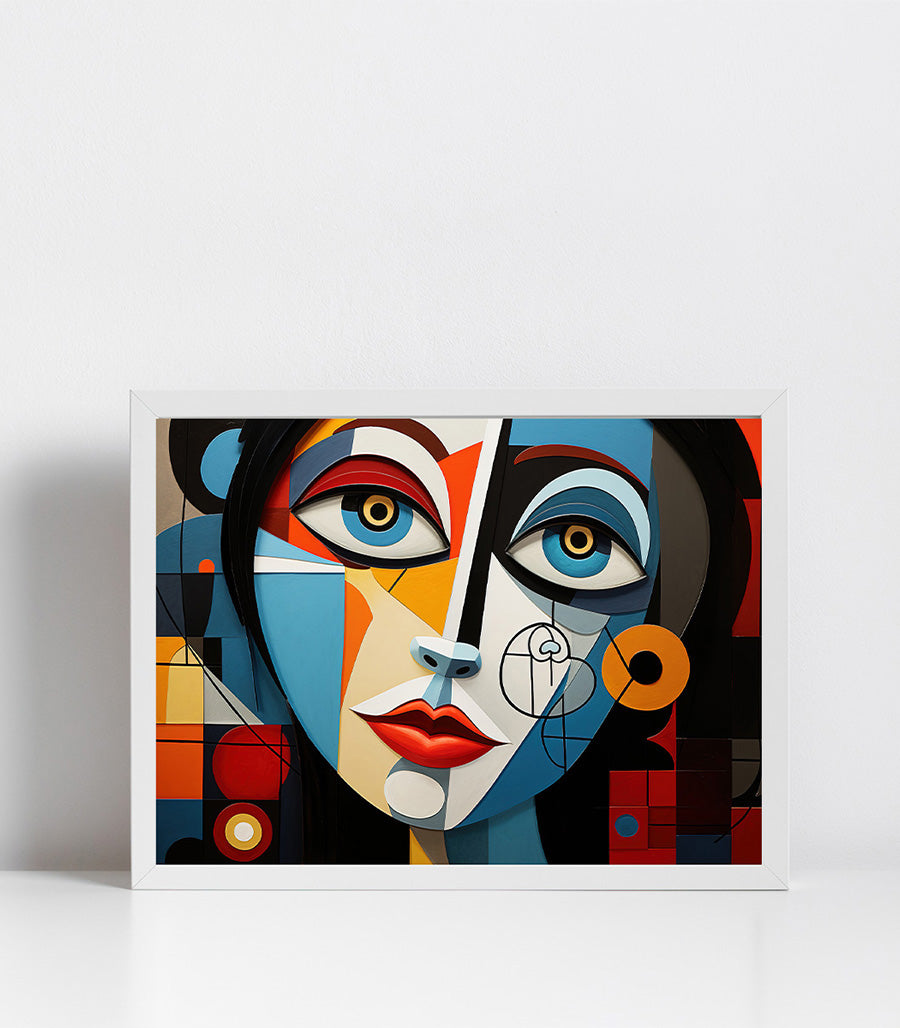 Tableau décoratif cubisme de luxe