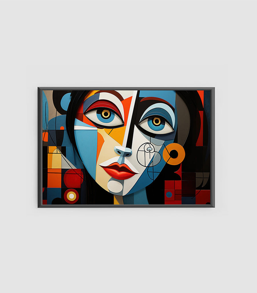 Tableau décoratif cubisme de luxe