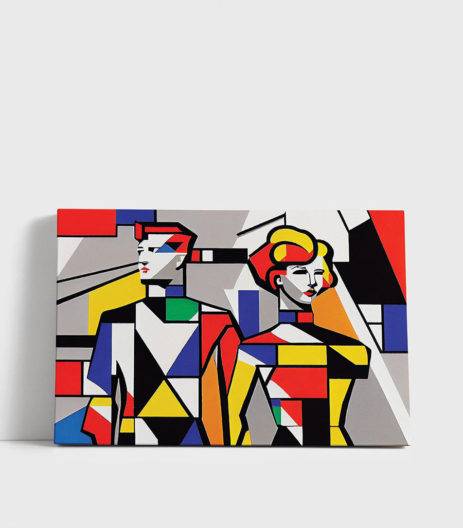 Tableau Décoratif Cubisme pour Ambiance Contemporaine