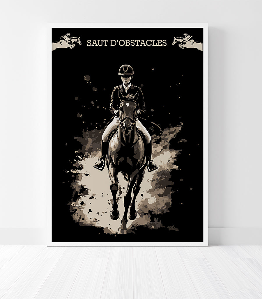 Tableau Décoratif - Élan Équestre