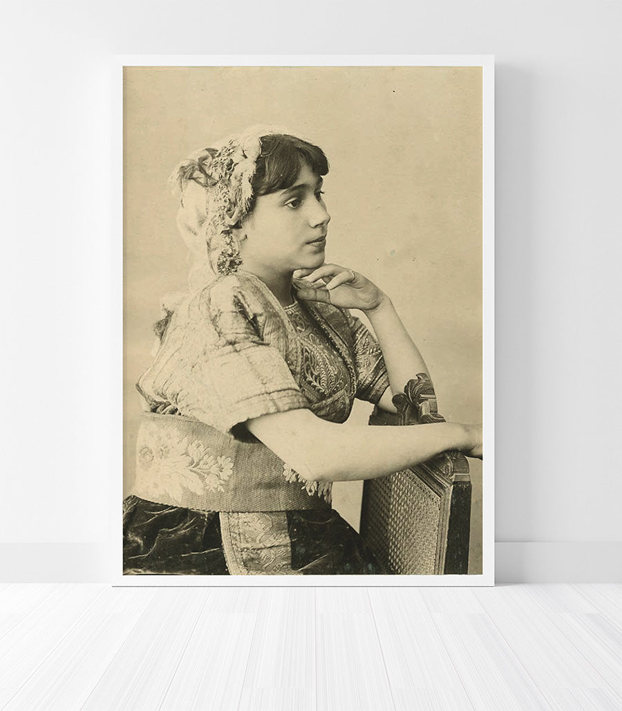 Tableau décoratif du regard rêveur