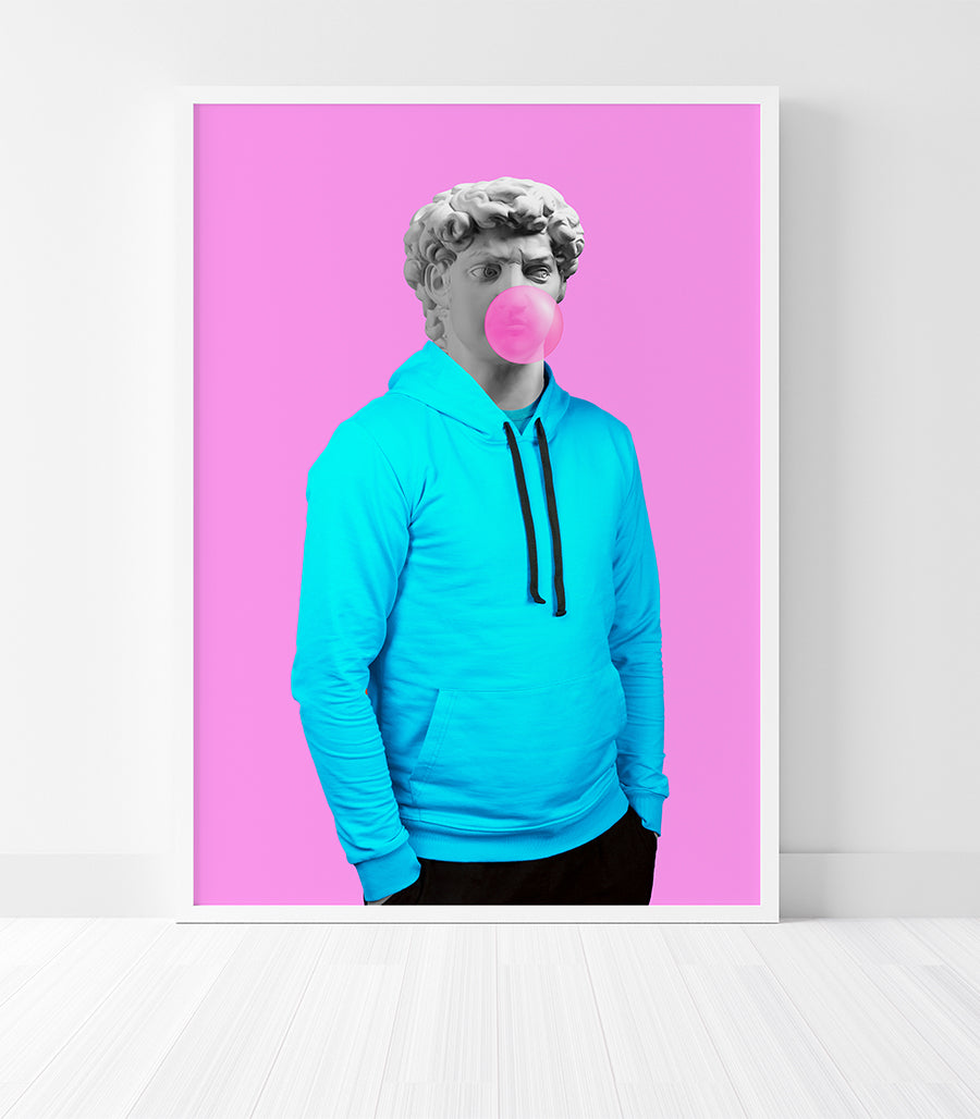 Tableau David Style Pop Art