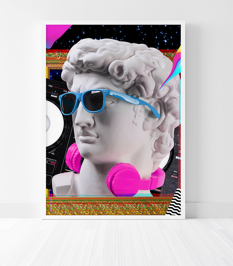 Tableau Moderne David DJ Pop