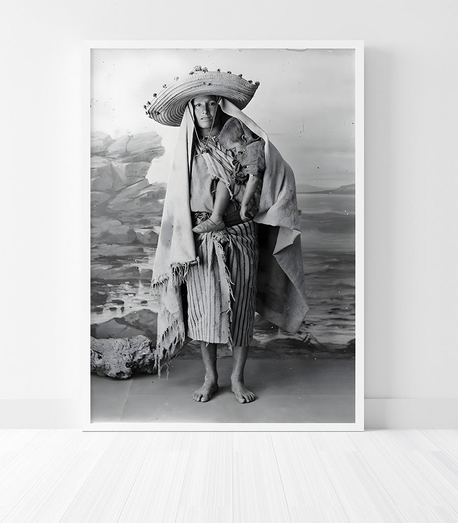 Tableau décoratif 'Portraits du Maroc - Femme et Tradition