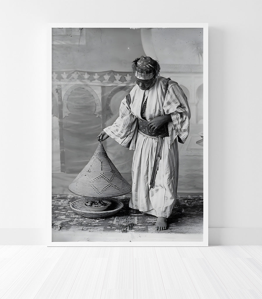 Tableau décoratif &#39;Essence du Maroc - L&#39;Art du Tajine&#39;