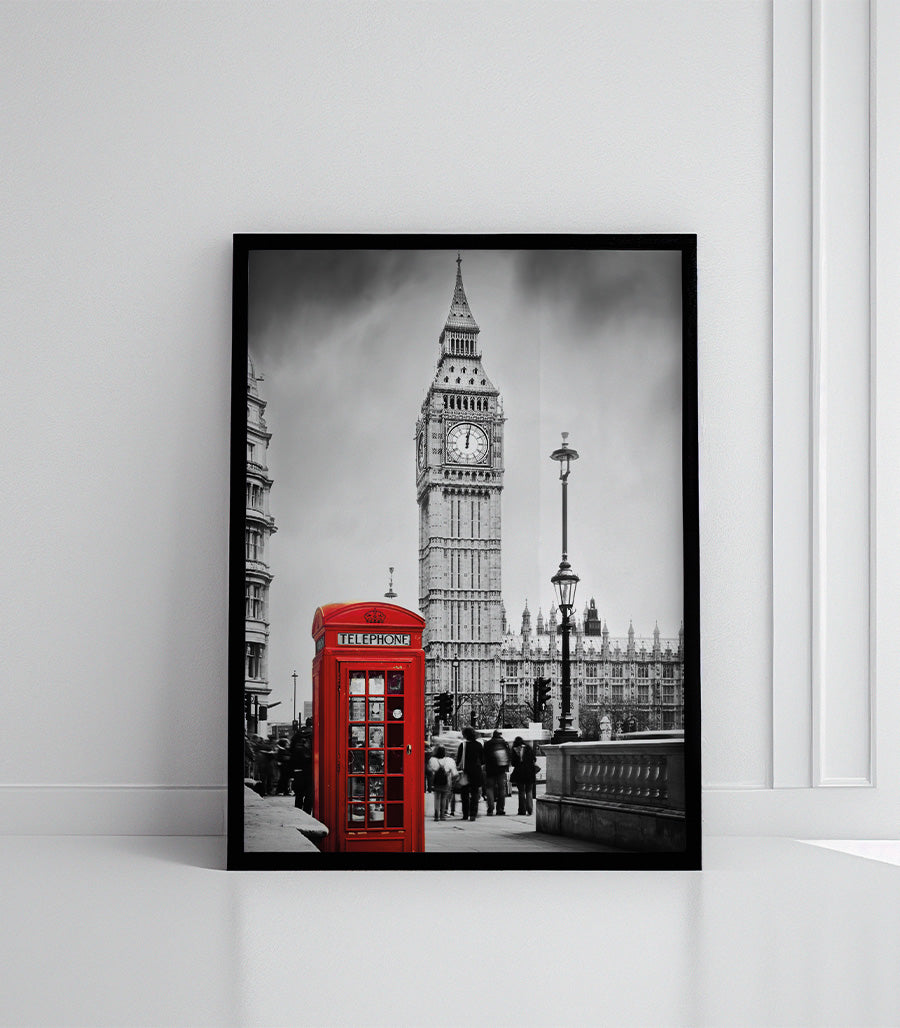 Tableau Cabine Téléphonique à Londres