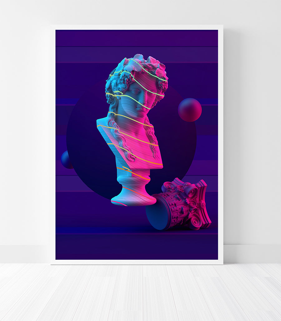 Tableau Éclats de Néon Classique