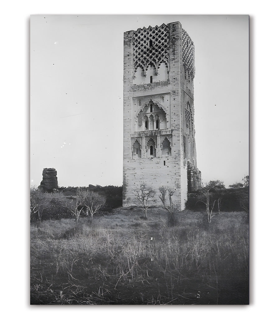 Tableau décoratif 'La Tour Oubliée - Vestige du Temps