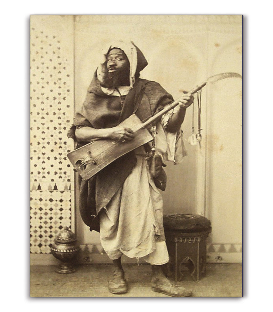 Tableau décoratif du ménestrel des temps oubliés