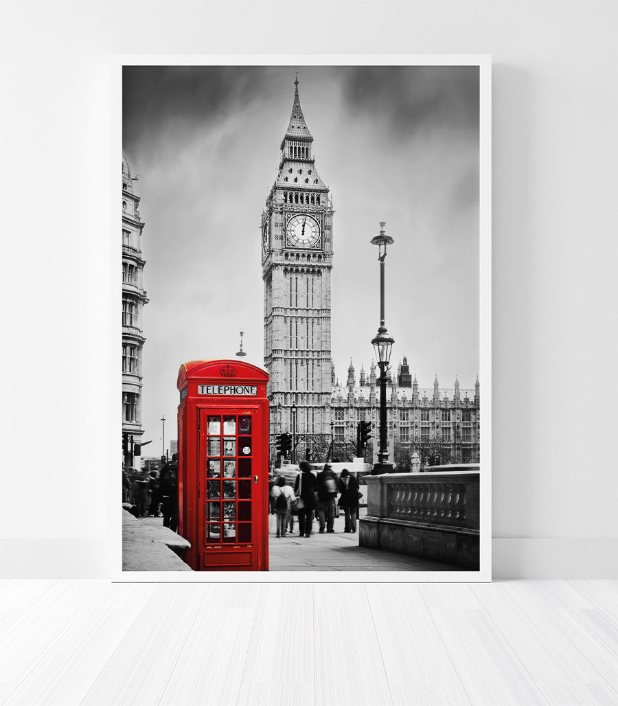 Tableau Cabine Téléphonique à Londres