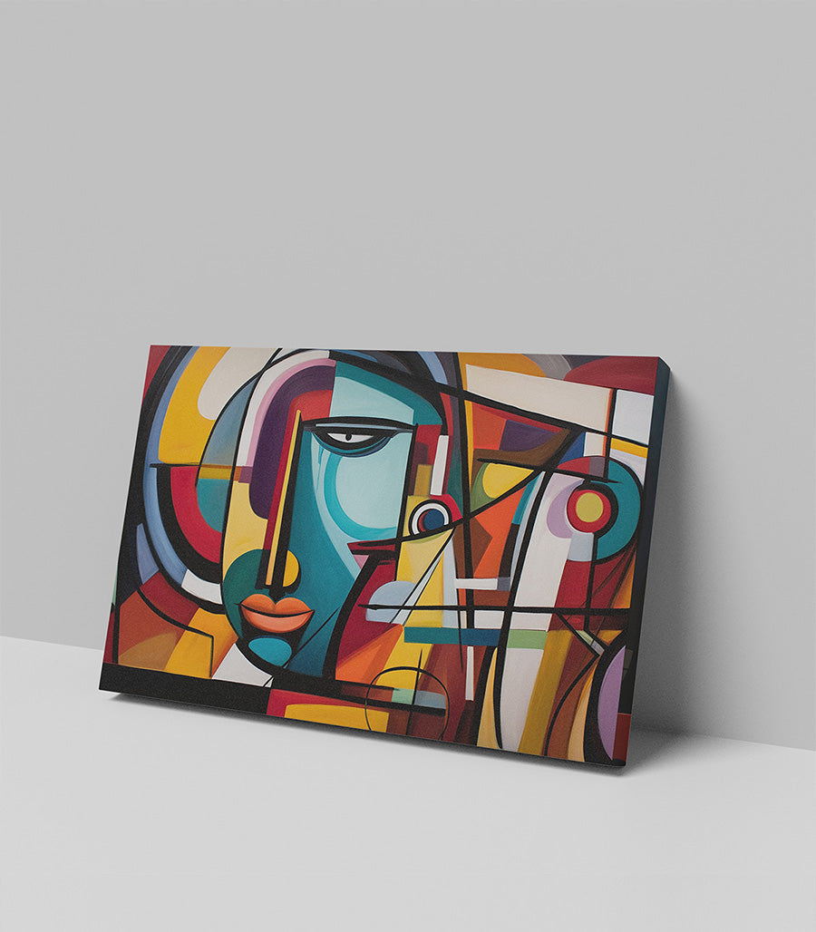 Tableau décoratif cubisme pour salon