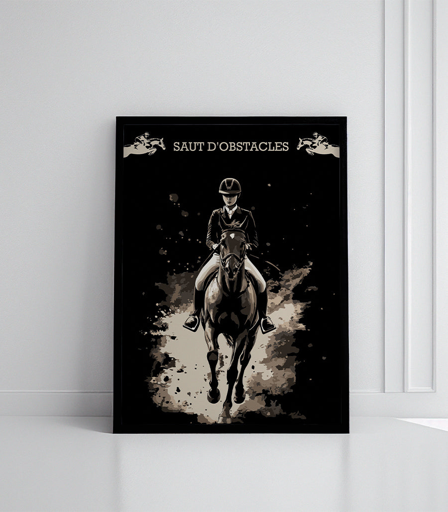 Tableau Décoratif - Élan Équestre