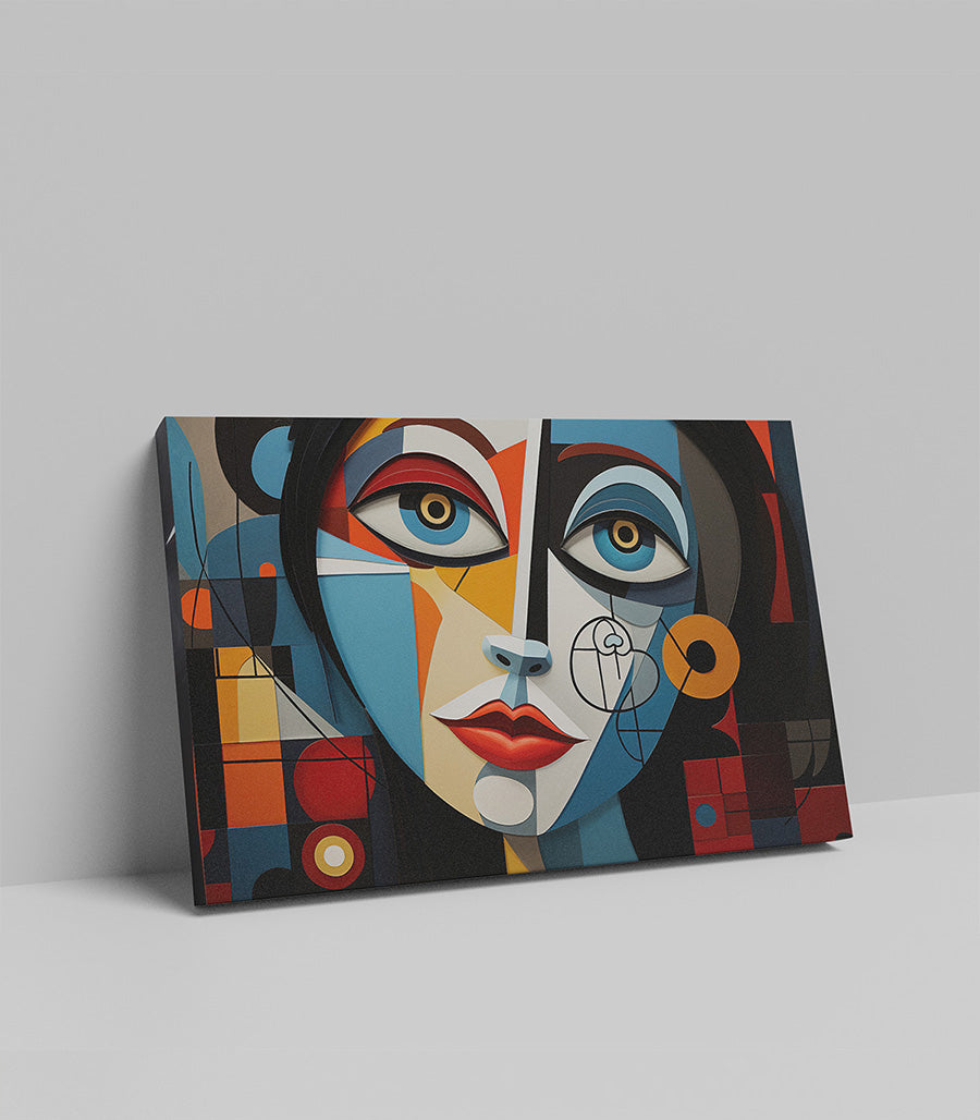 Tableau décoratif cubisme de luxe